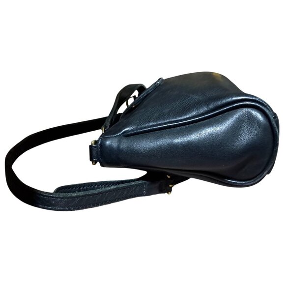 Coach Legacy 9154 Black Leather Crossbody Bag Full-Grain Leather USA 90s Vintage - Picture 11 of 16